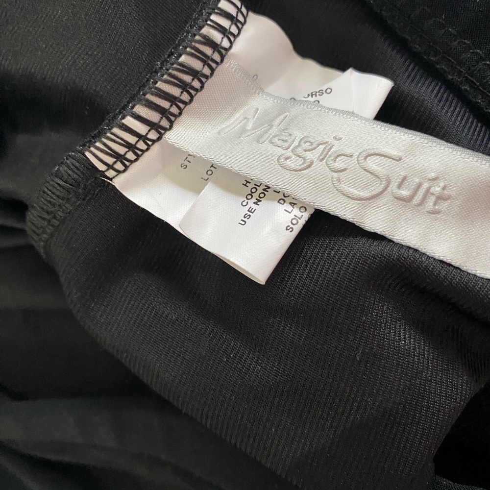 🆕 MagicSuit by Miraclesuit Black Classic Brief Bikini Bottoms SZ 16 - Picture 3 of 9